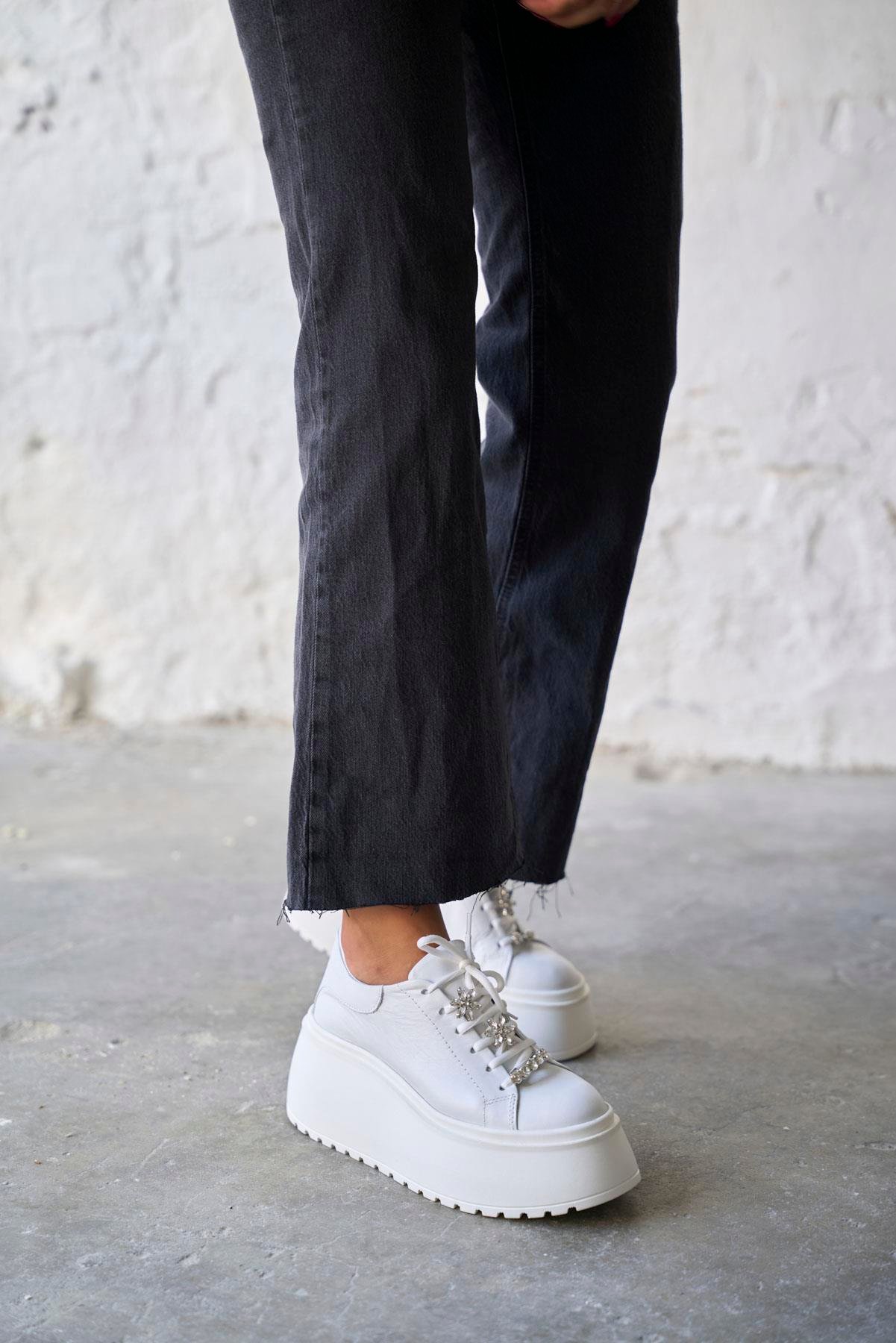 DUBAİ BEYAZ SPOR AYAKKABI 