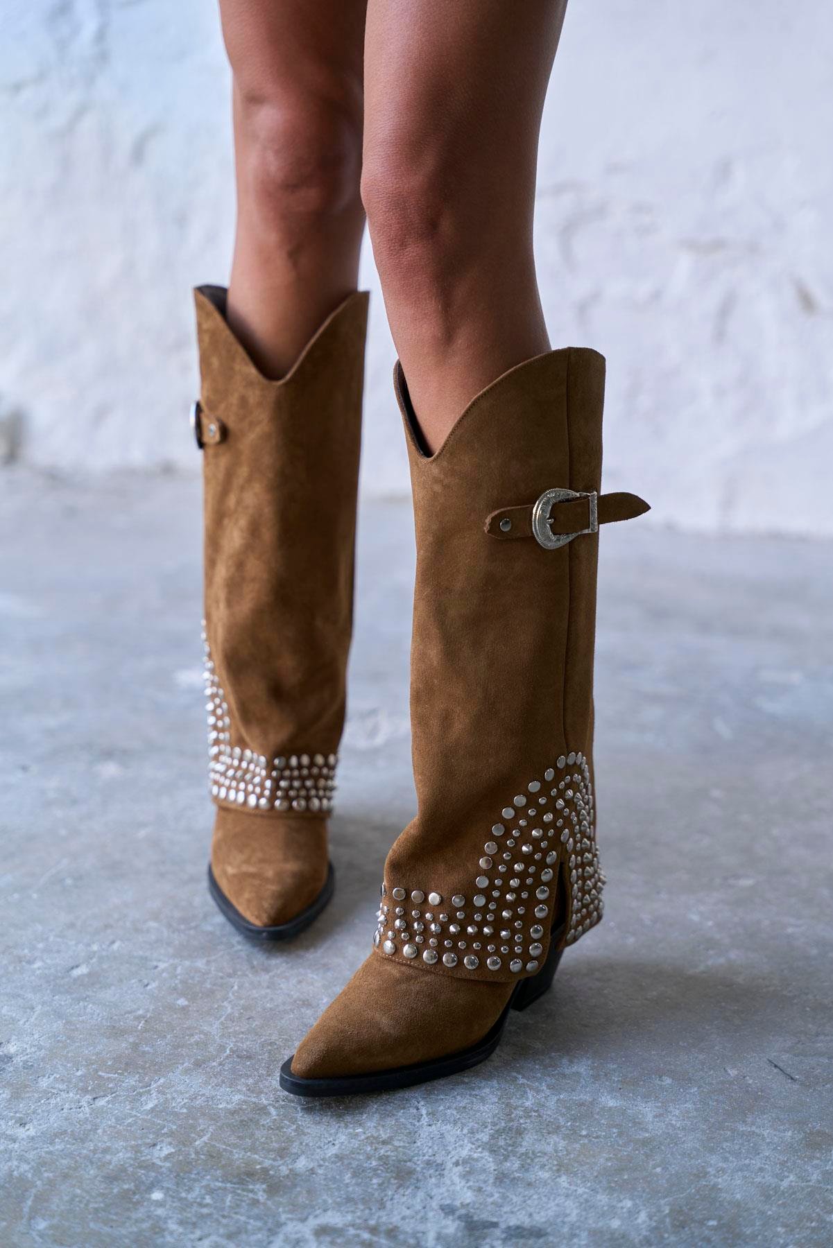 ELİSA KUM SÜET ÇİZME