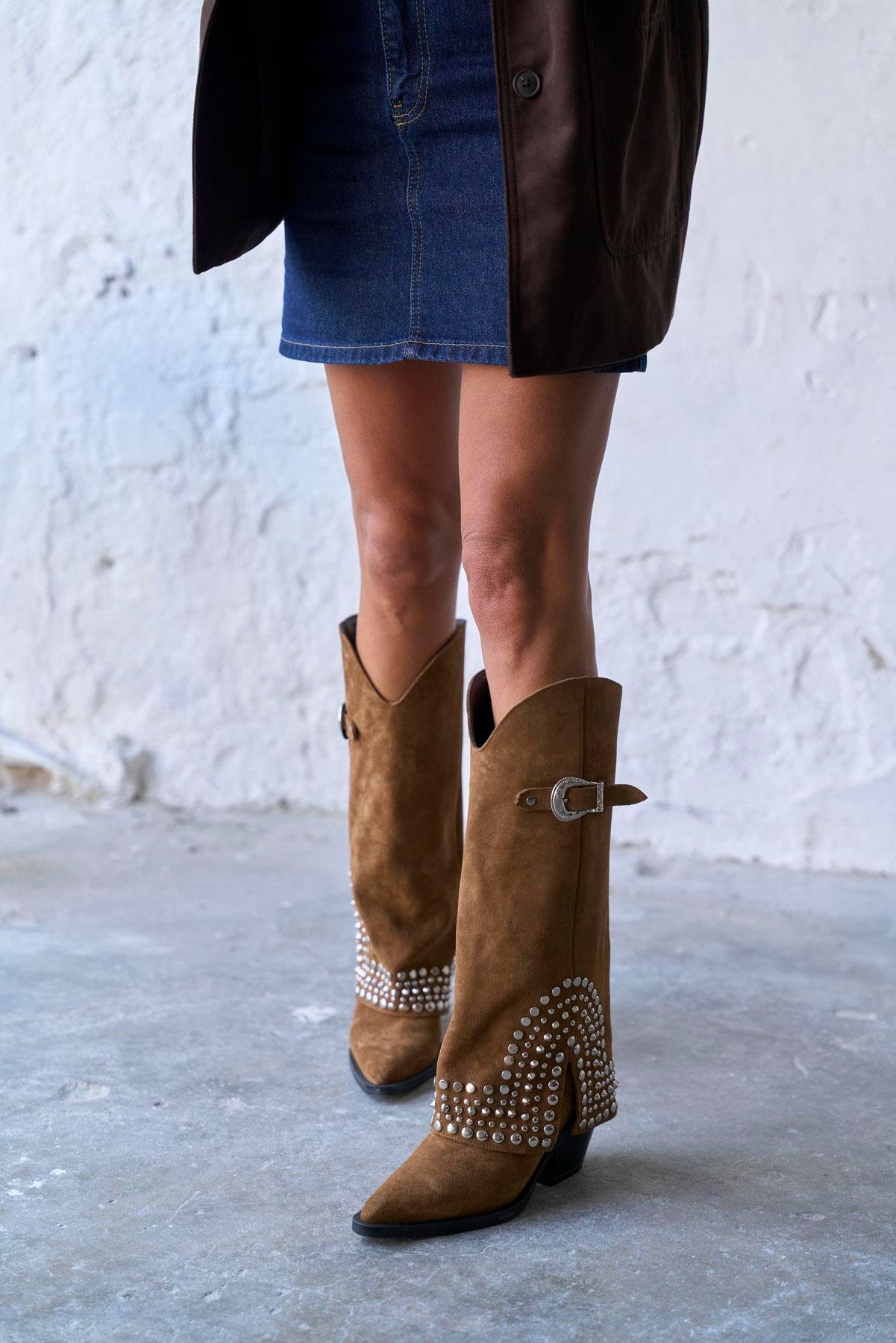 ELİSA KUM SÜET ÇİZME