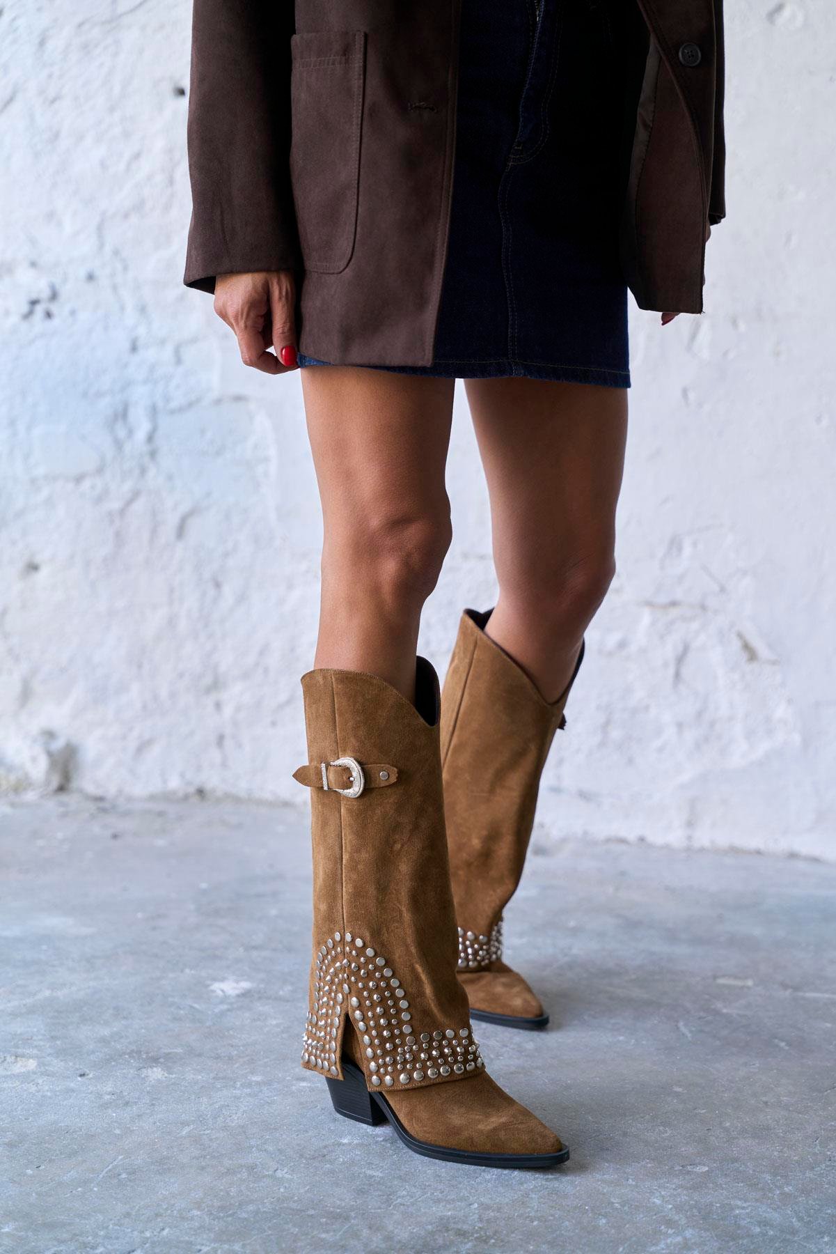 ELİSA KUM SÜET ÇİZME