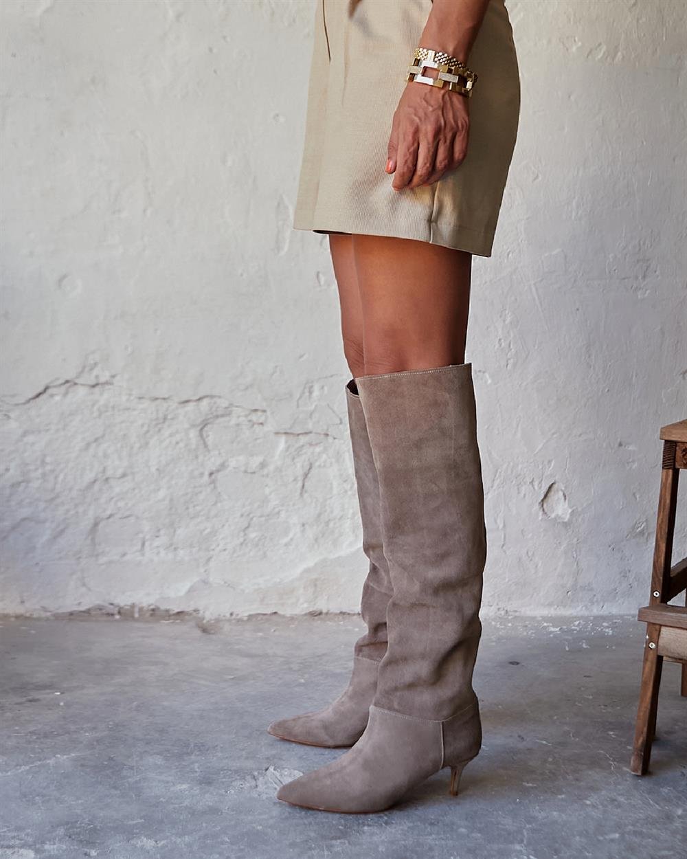 ELONE VİZON SÜET ÇİZME