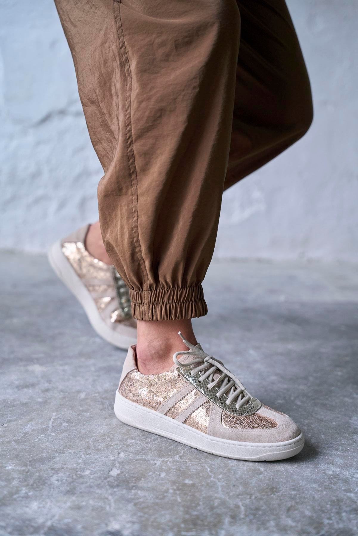 EVAN GOLD PULLU SPOR AYAKKABI