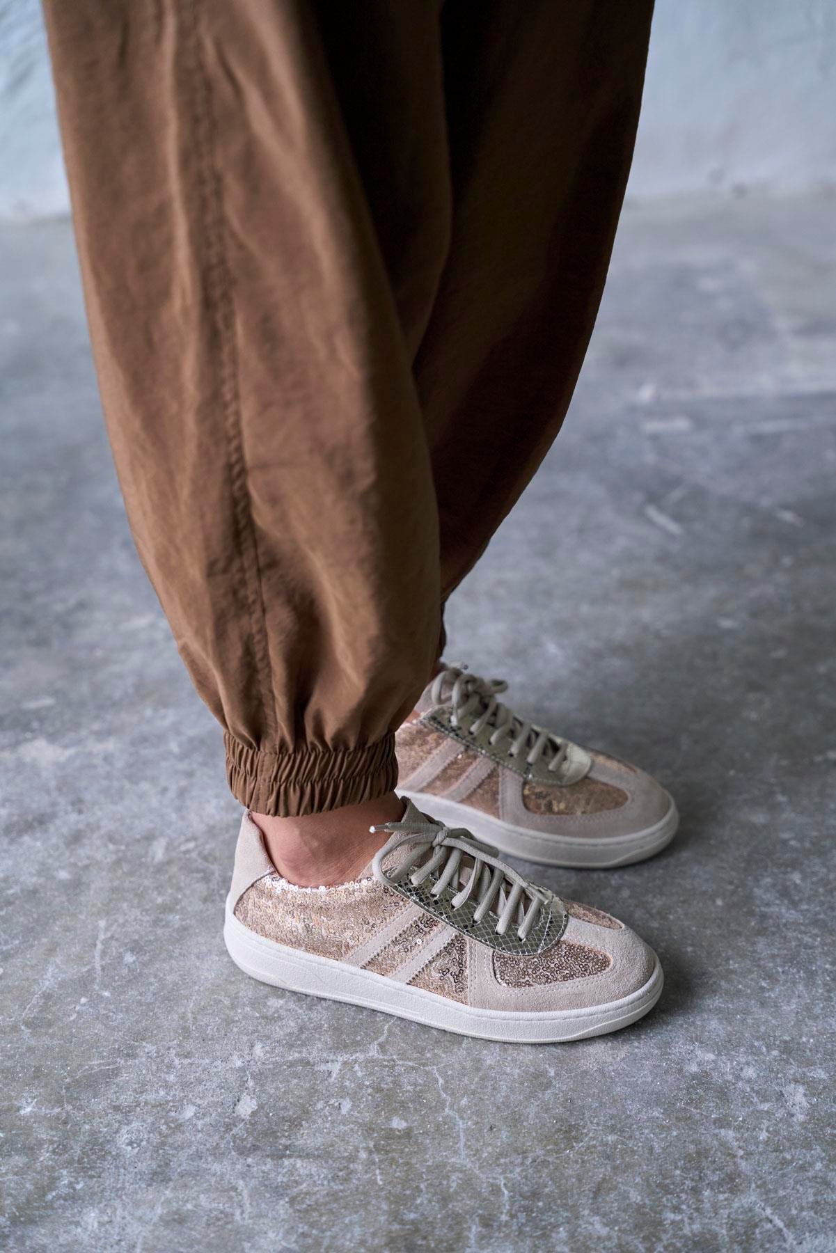 EVAN GOLD PULLU SPOR AYAKKABI