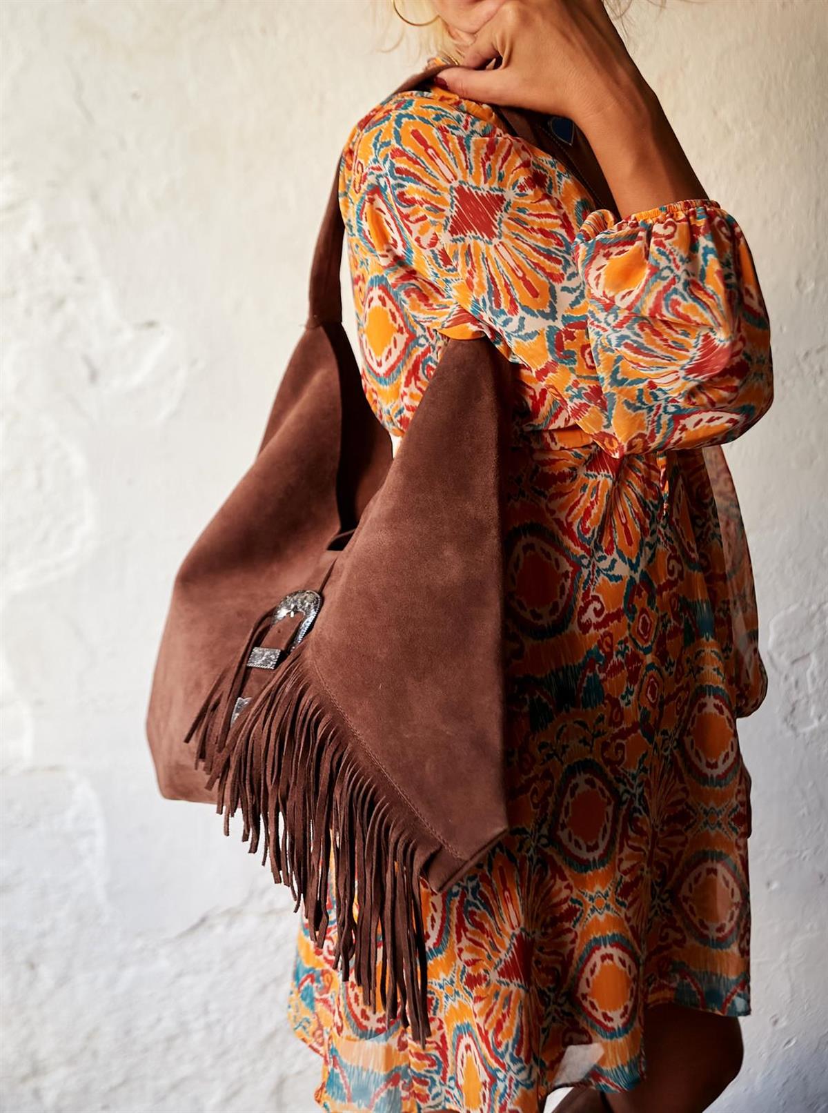 HOBO KAHVE SÜET ÇANTA