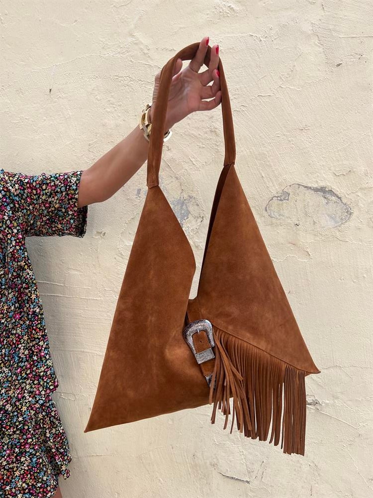 HOBO  TABA SÜET ÇANTA