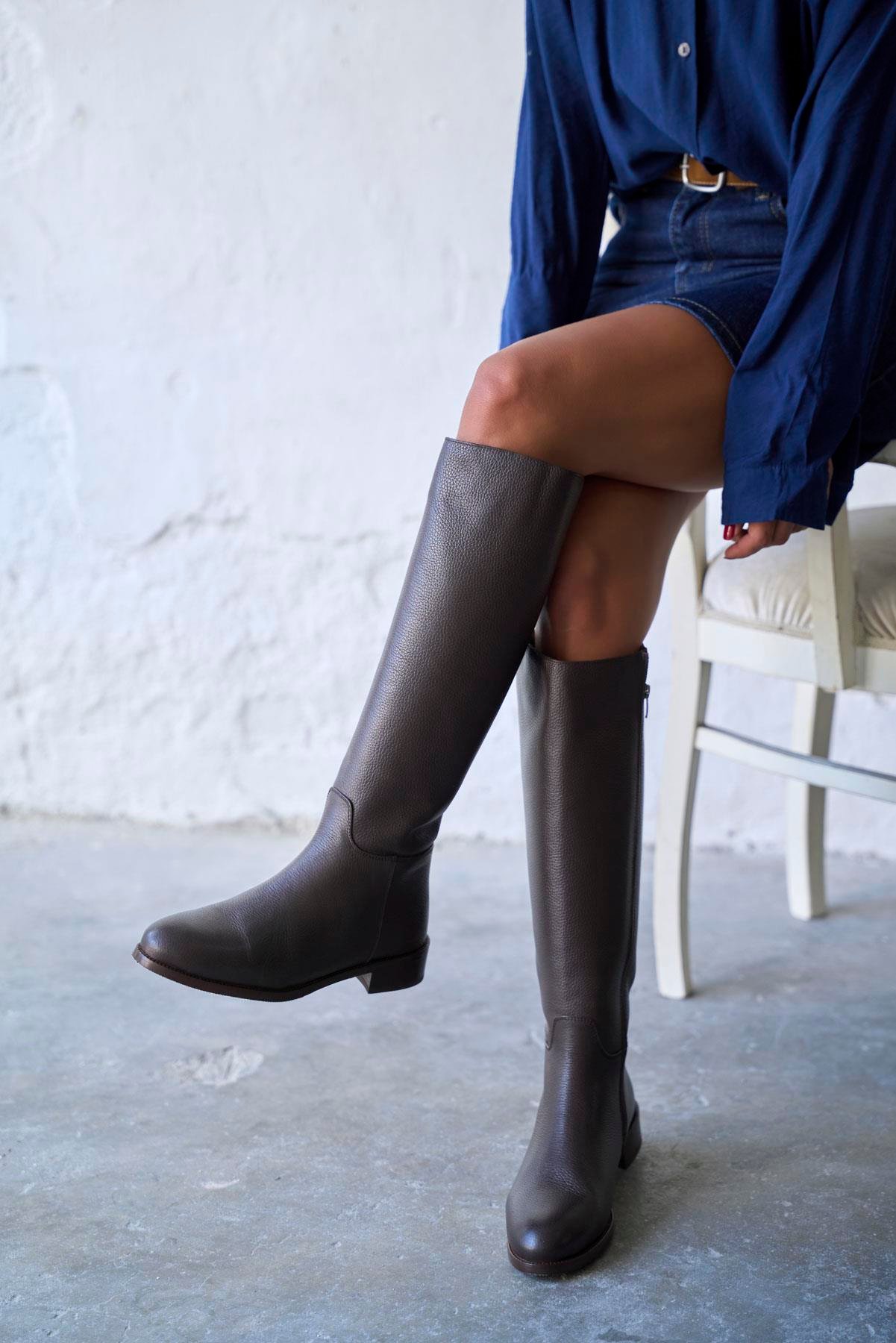 JENGA KAHVE DERİ ÇİZME