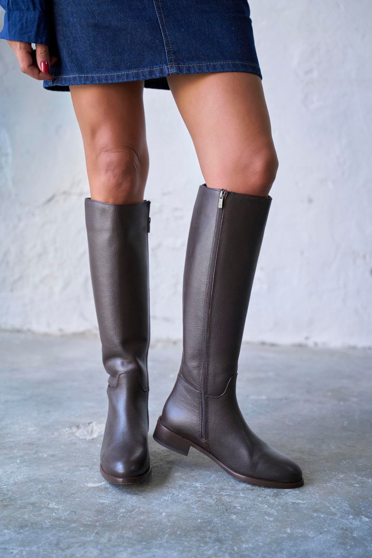 JENGA KAHVE DERİ ÇİZME