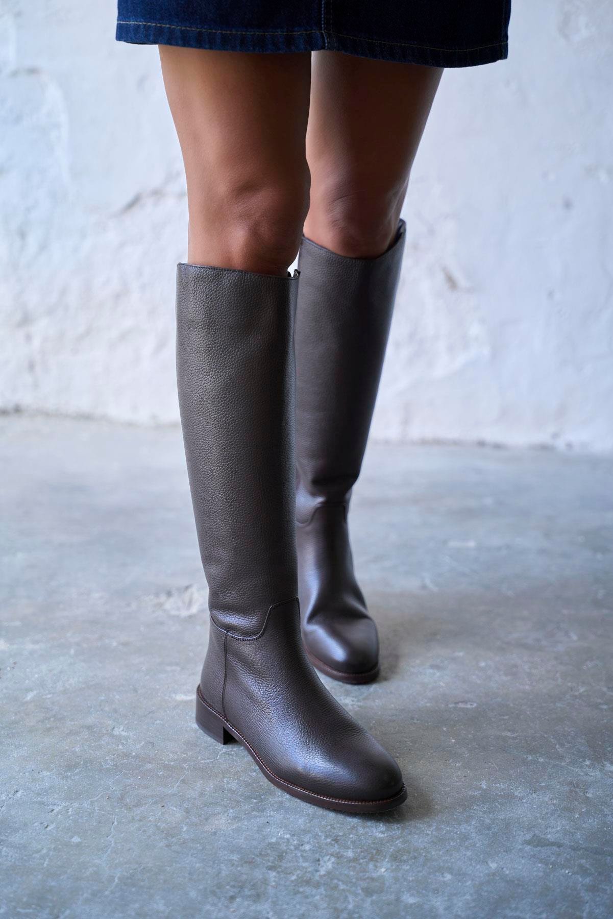 JENGA KAHVE DERİ ÇİZME