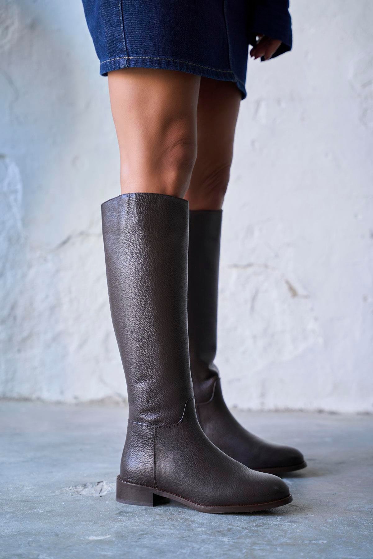 JENGA KAHVE DERİ ÇİZME