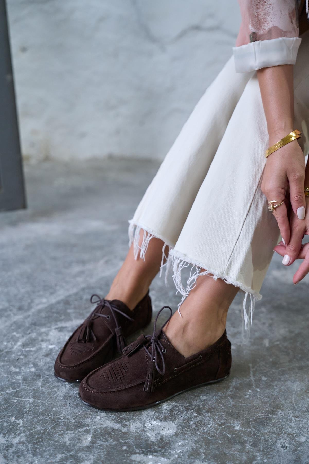 JOLİEA KAHVE SÜET BABET