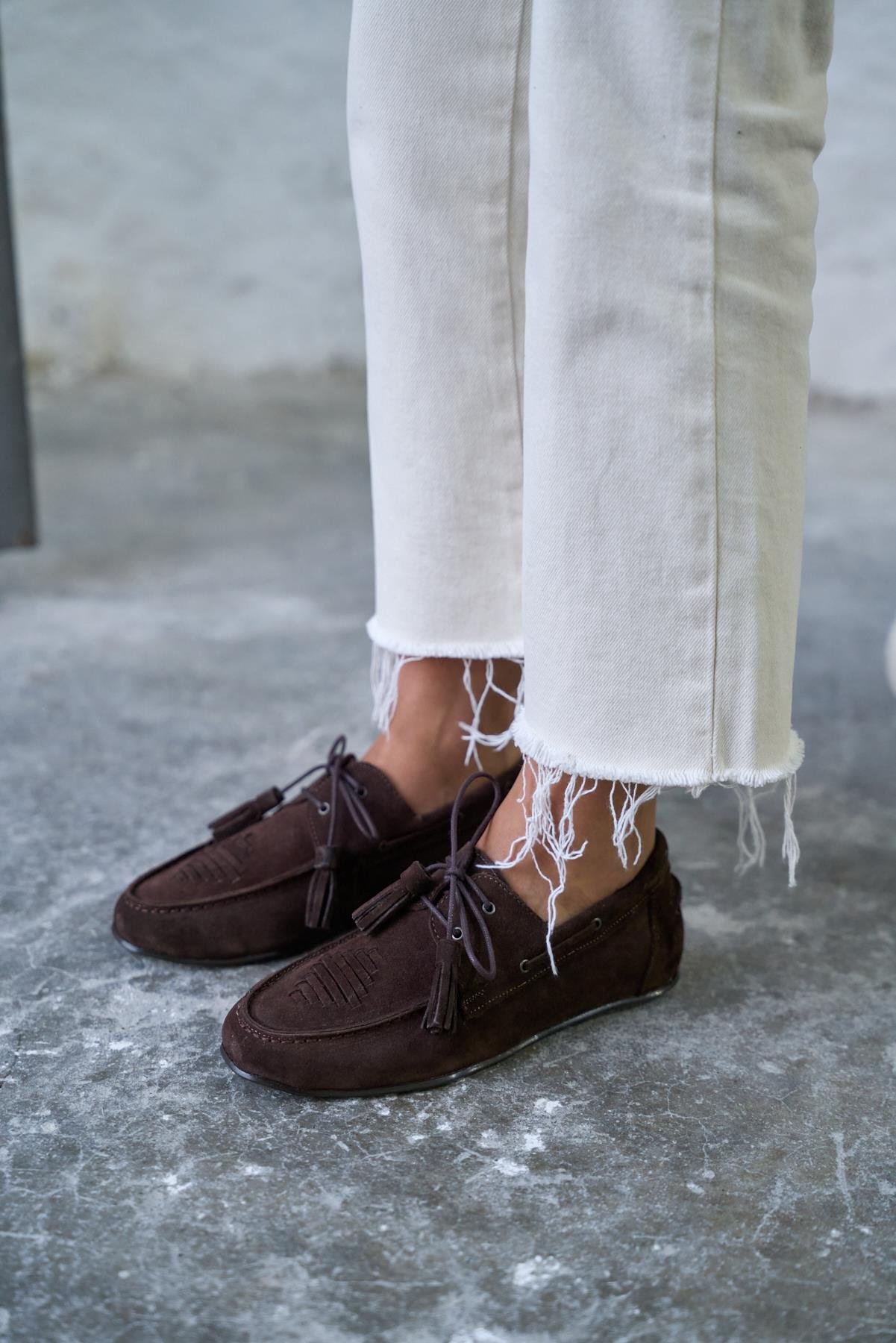 JOLİEA KAHVE SÜET BABET