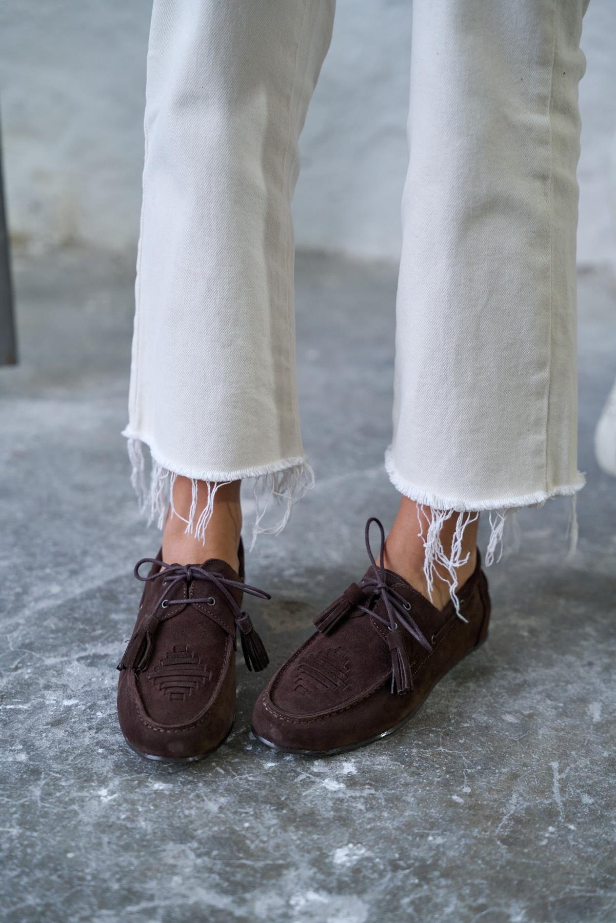 JOLİEA KAHVE SÜET BABET