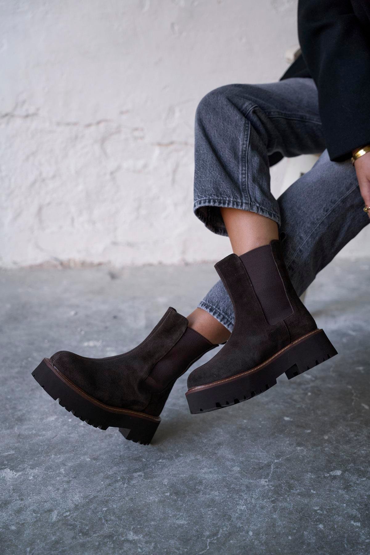 KROSSA KAHVE SÜET BOT