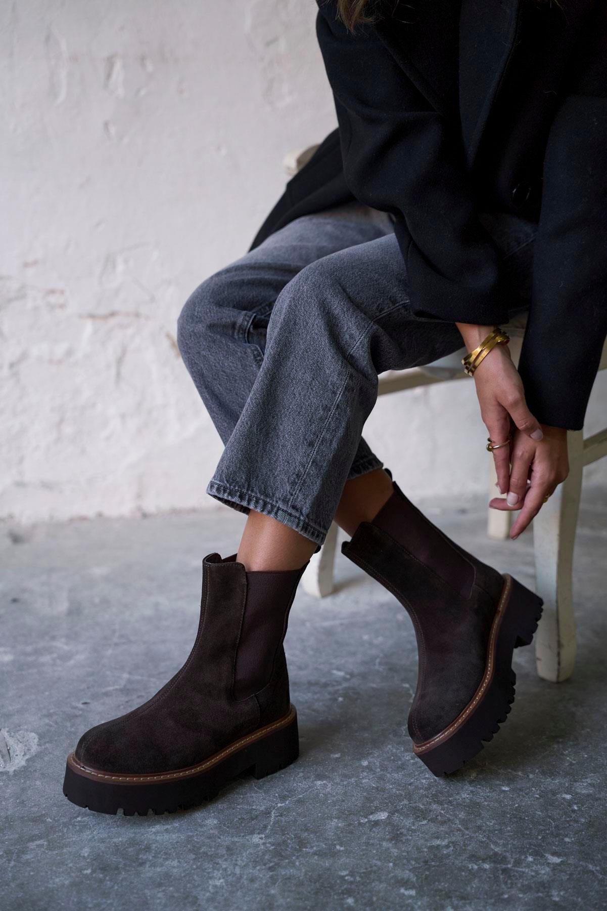 KROSSA KAHVE SÜET BOT