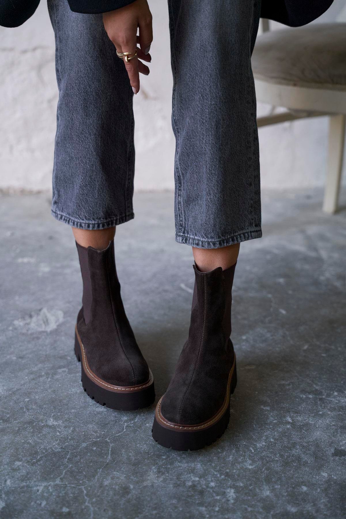 KROSSA KAHVE SÜET BOT