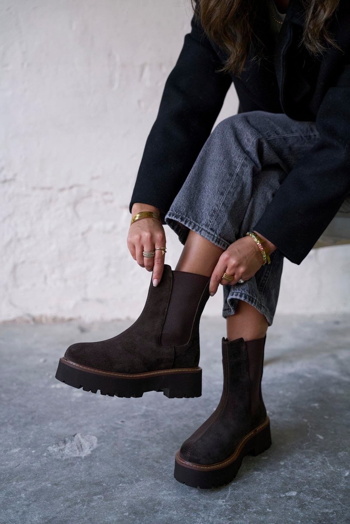 KROSSA KAHVE SÜET BOT