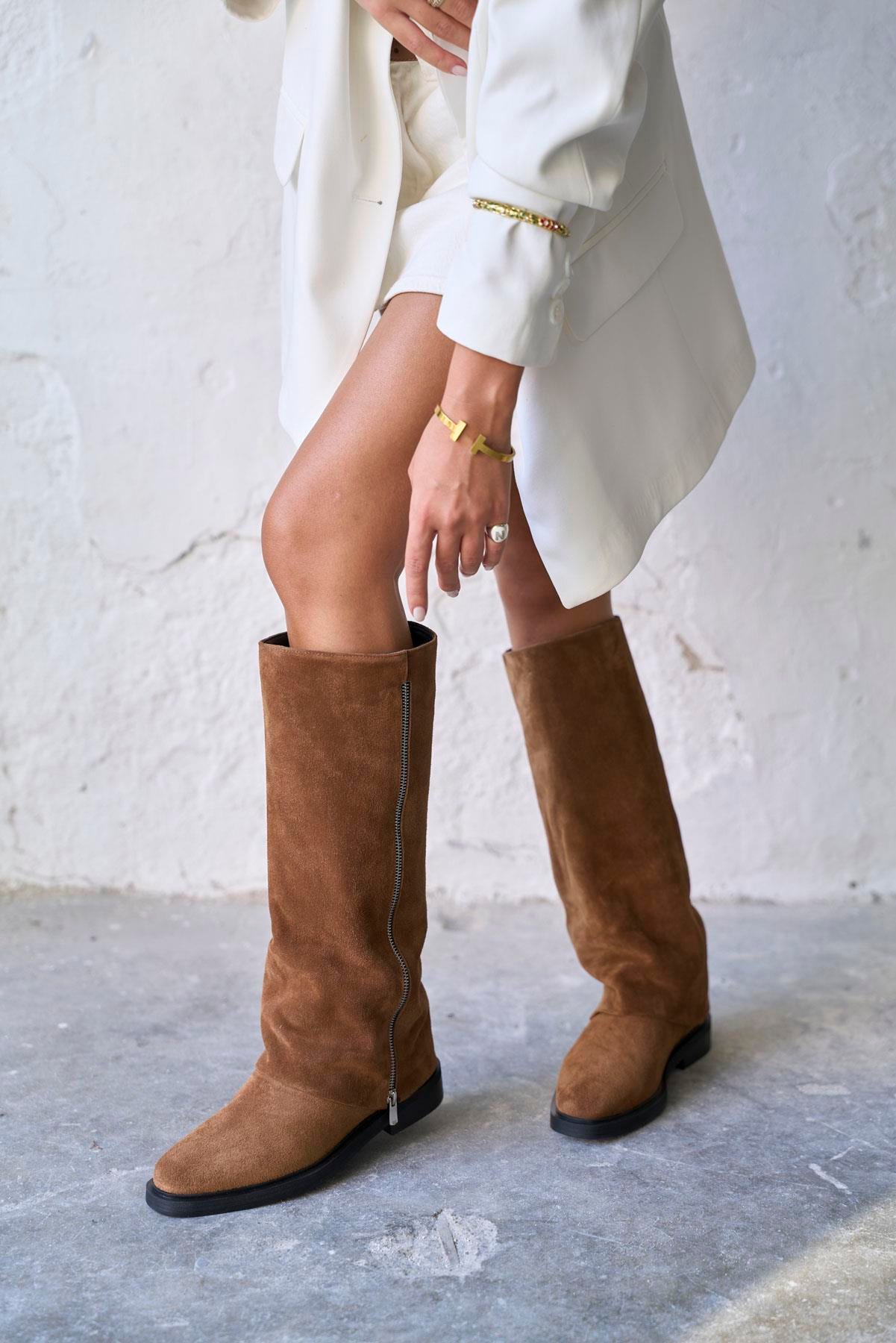 LİANE TABA SÜET ÇİZME