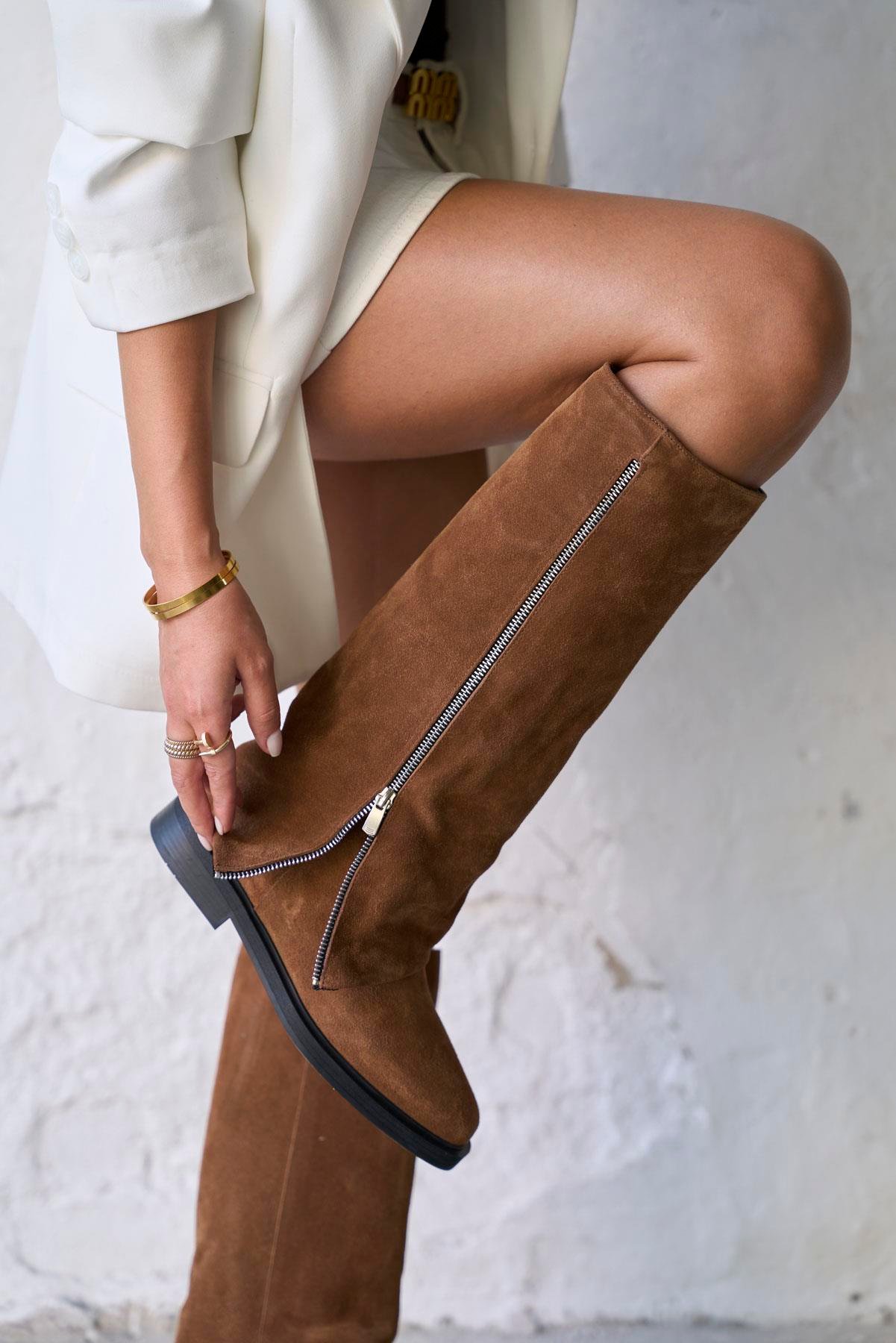 LİANE TABA SÜET ÇİZME