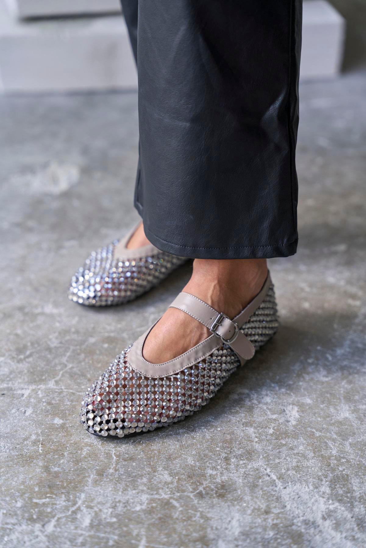 LOİS GRİ TAŞLI BABET