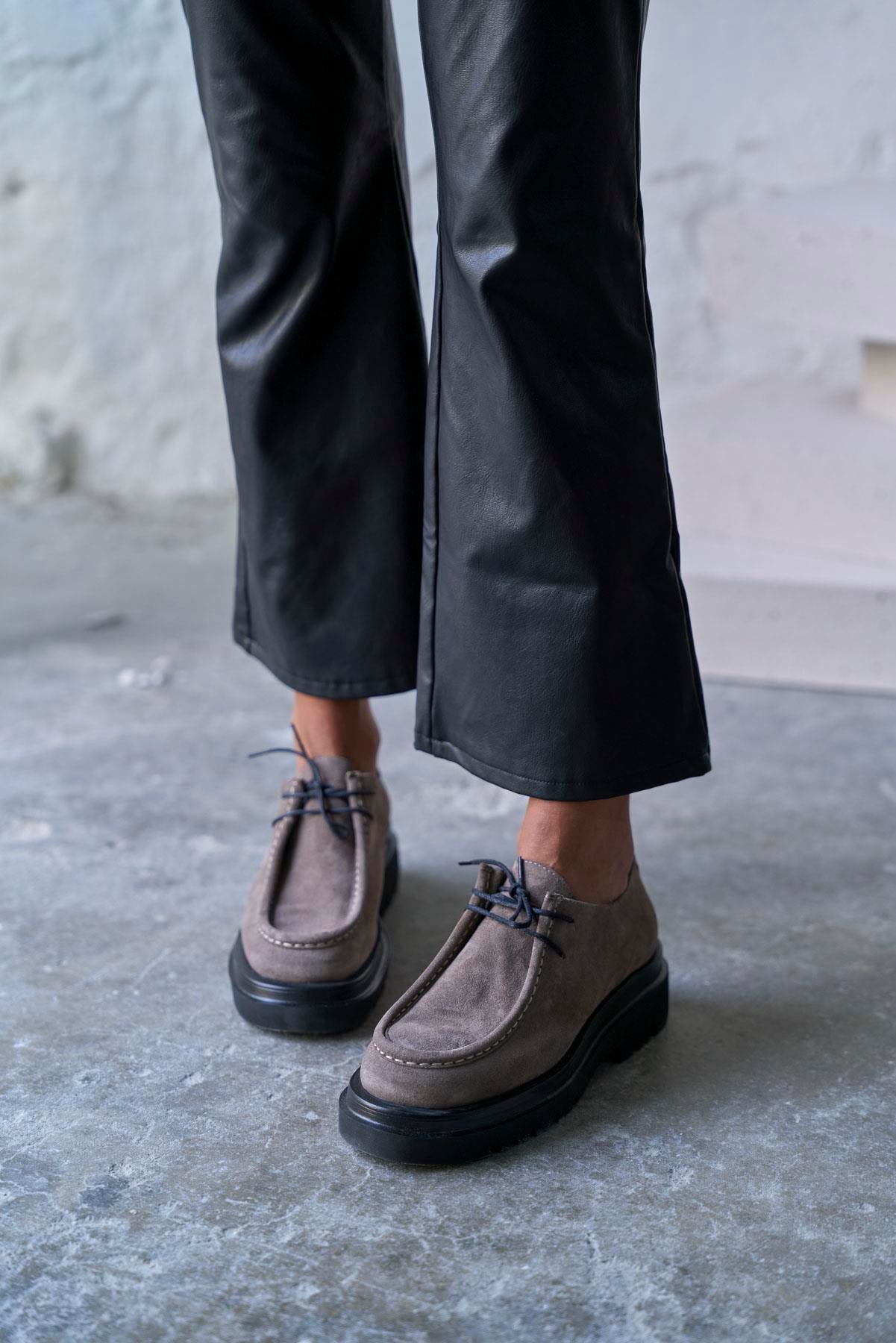 MAJEN VİZON SÜET MAKOSEN