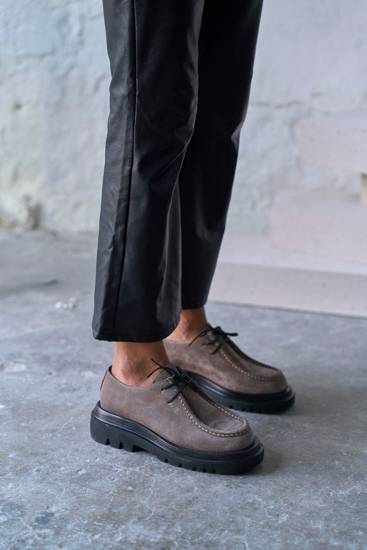 MAJEN VİZON SÜET MAKOSEN