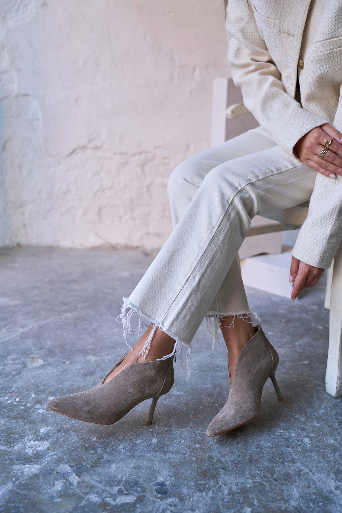 MERLY VİZON SÜET TOPUKLU BOT