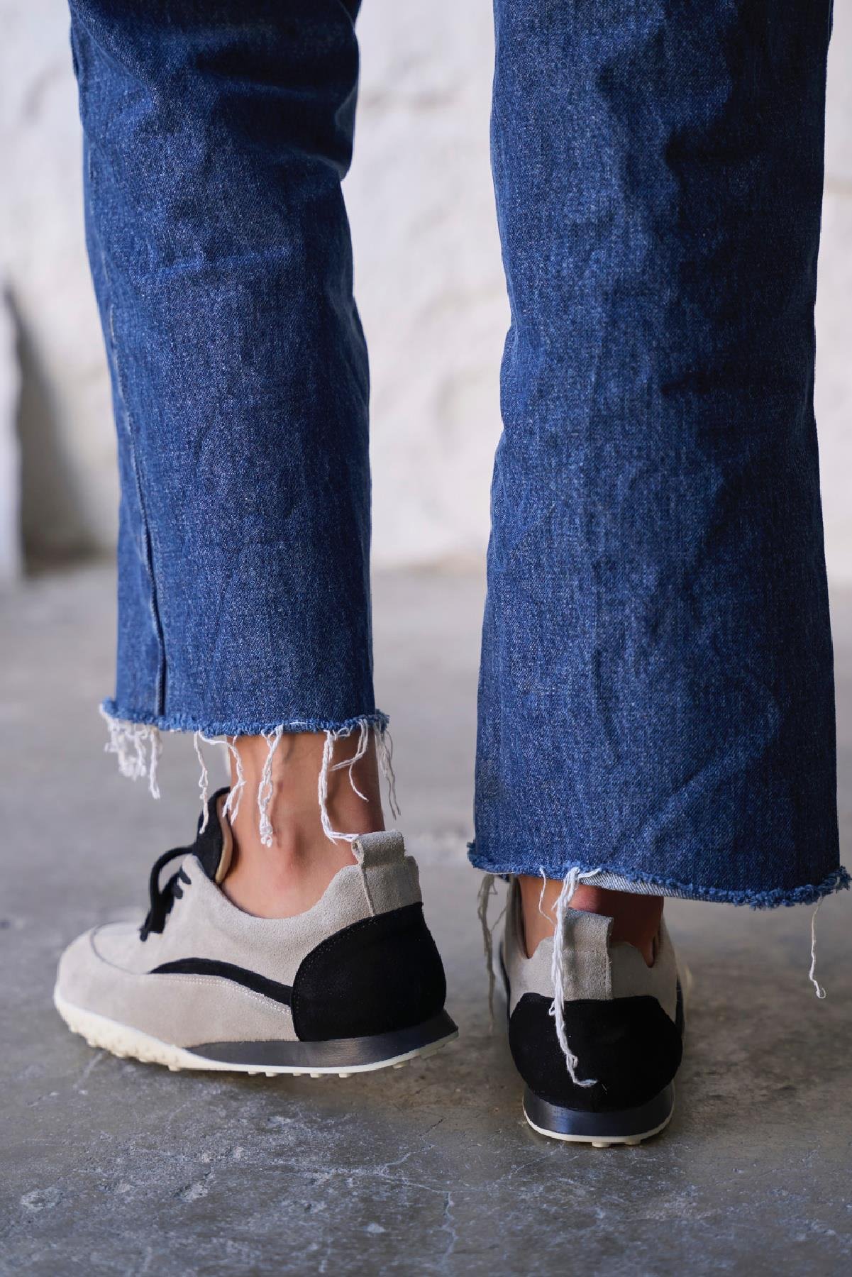 MULDER BEJ SİYAH SPOR AYAKKABI 