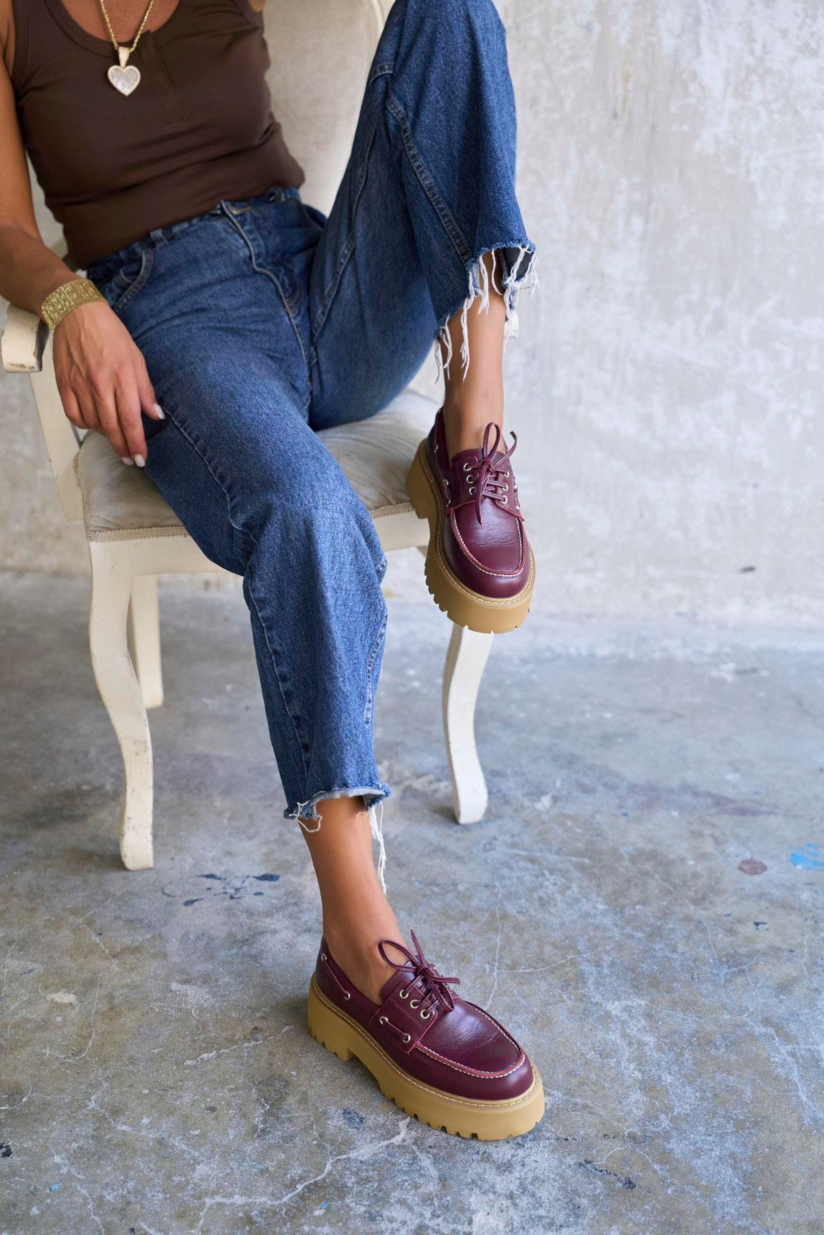 NAPO BORDO DERİ MAKOSEN