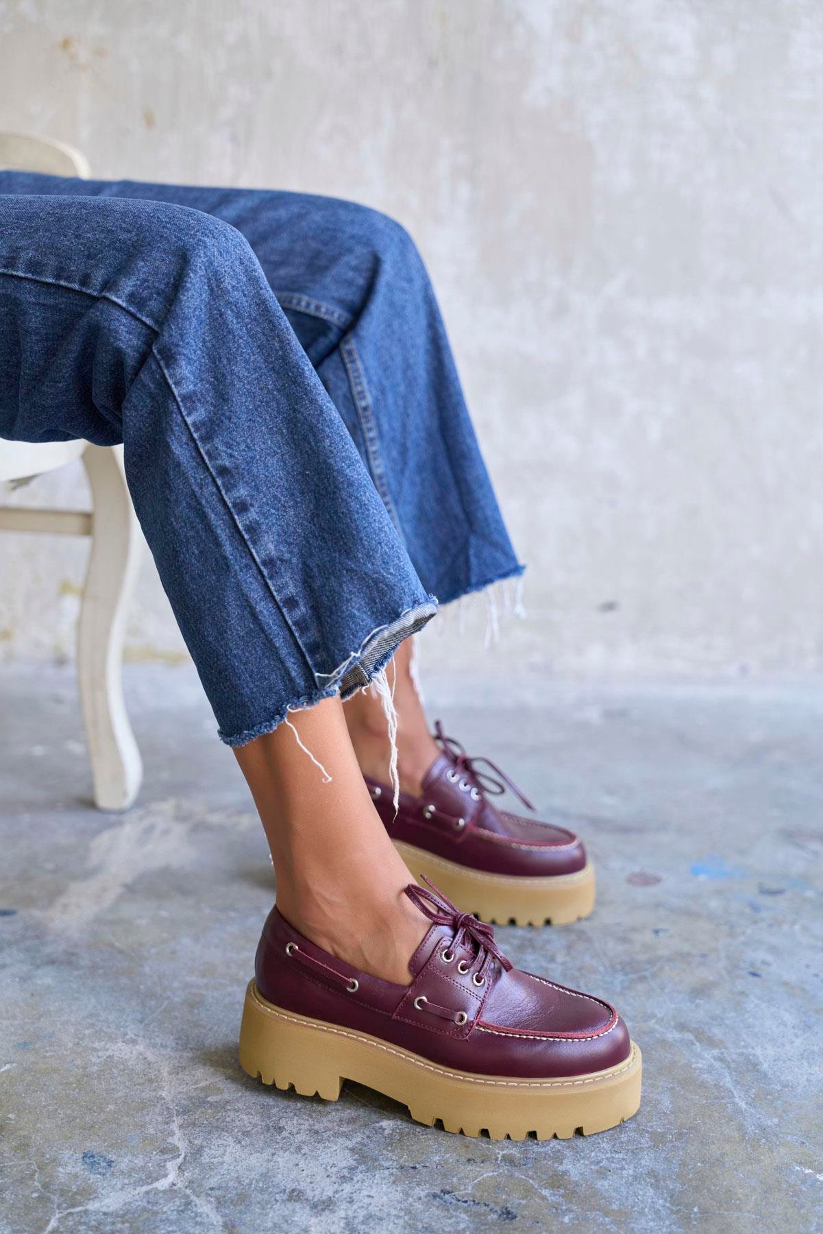 NAPO BORDO DERİ MAKOSEN