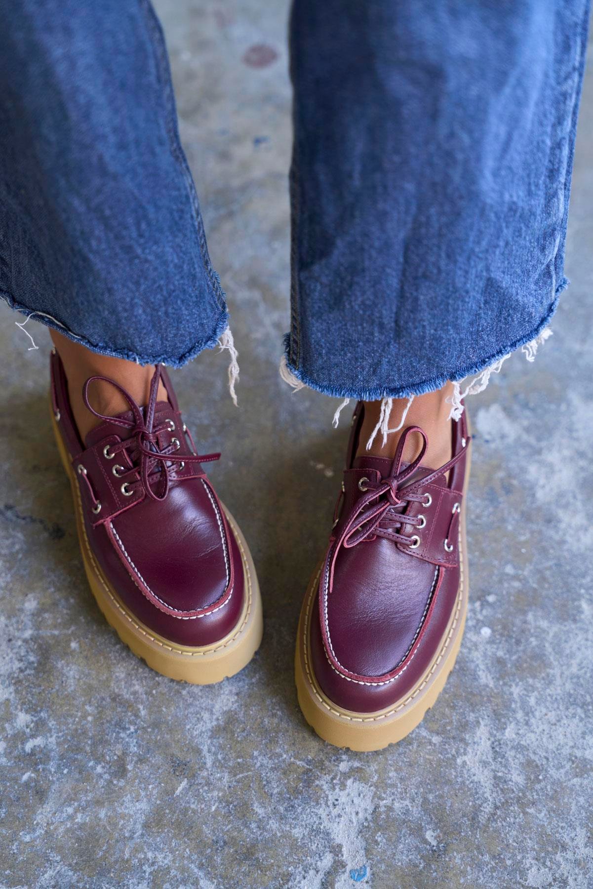 NAPO BORDO DERİ MAKOSEN