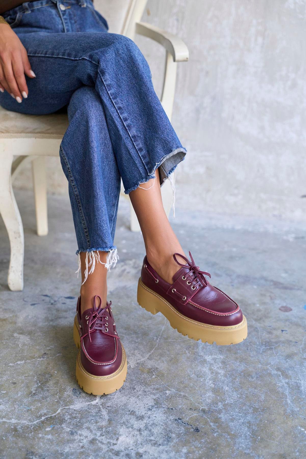 NAPO BORDO DERİ MAKOSEN