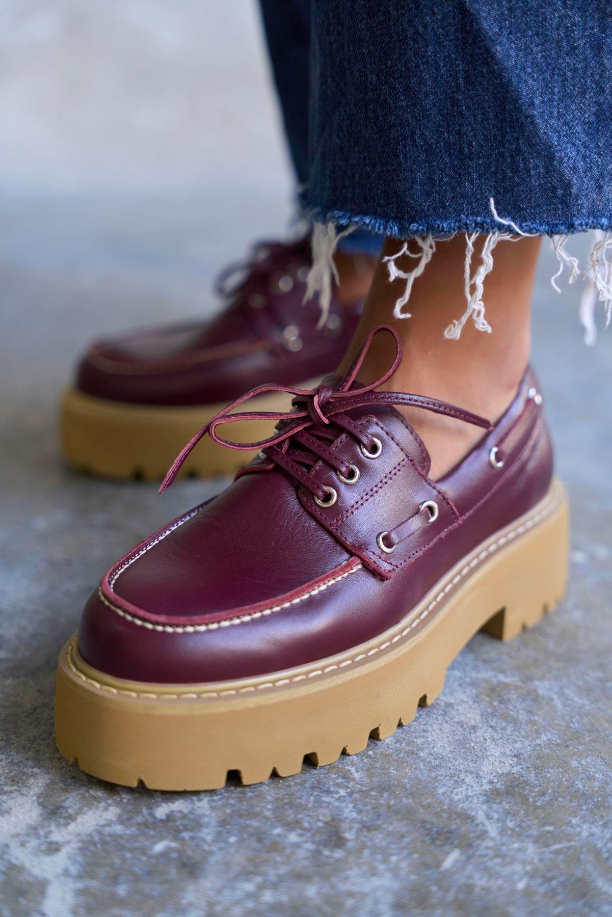 NAPO BORDO DERİ MAKOSEN