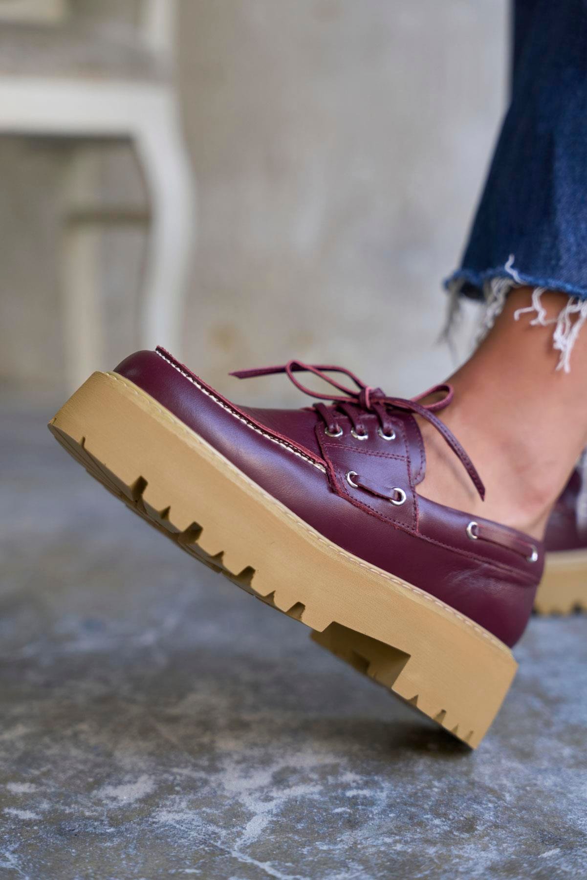 NAPO BORDO DERİ MAKOSEN