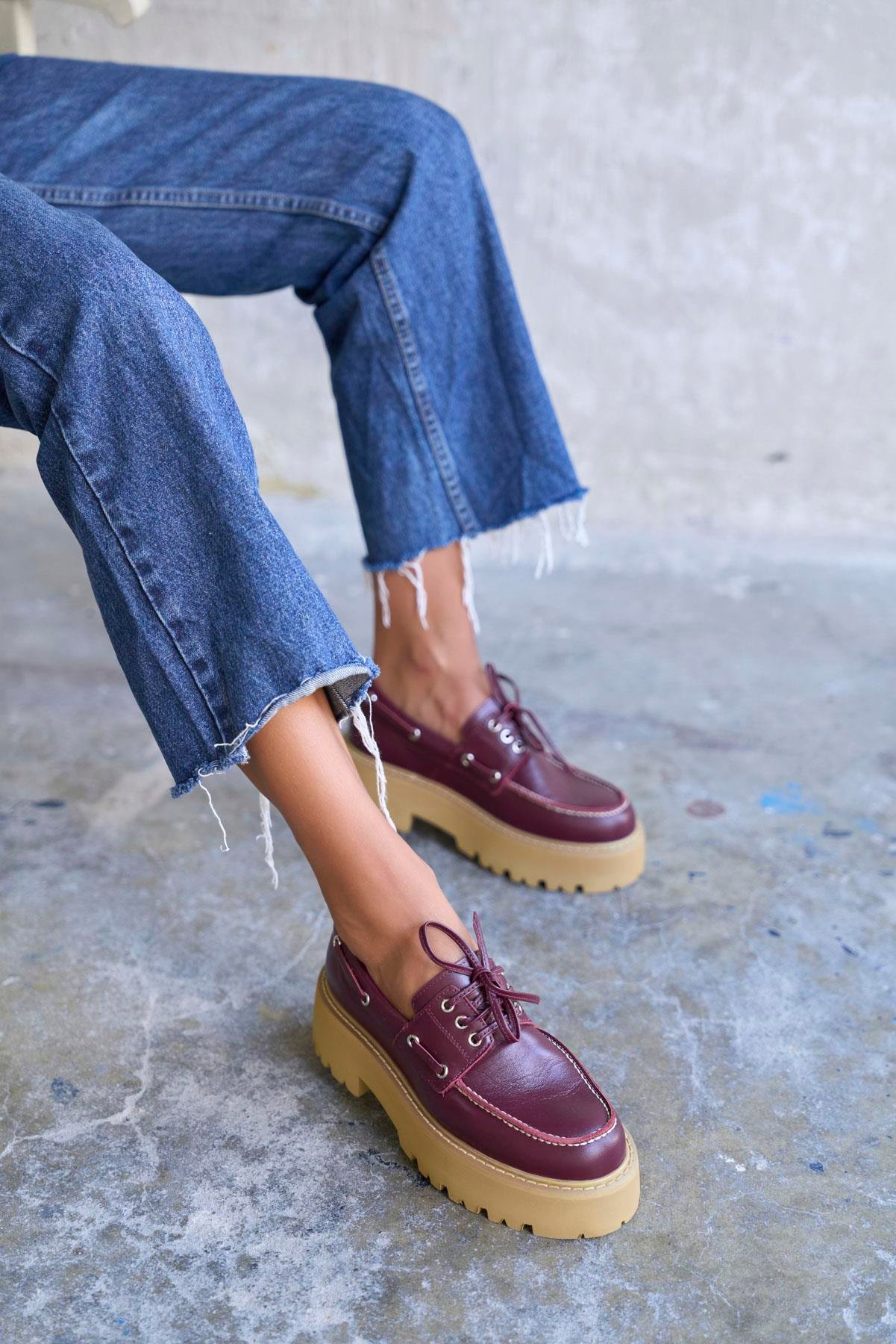 NAPO BORDO DERİ MAKOSEN