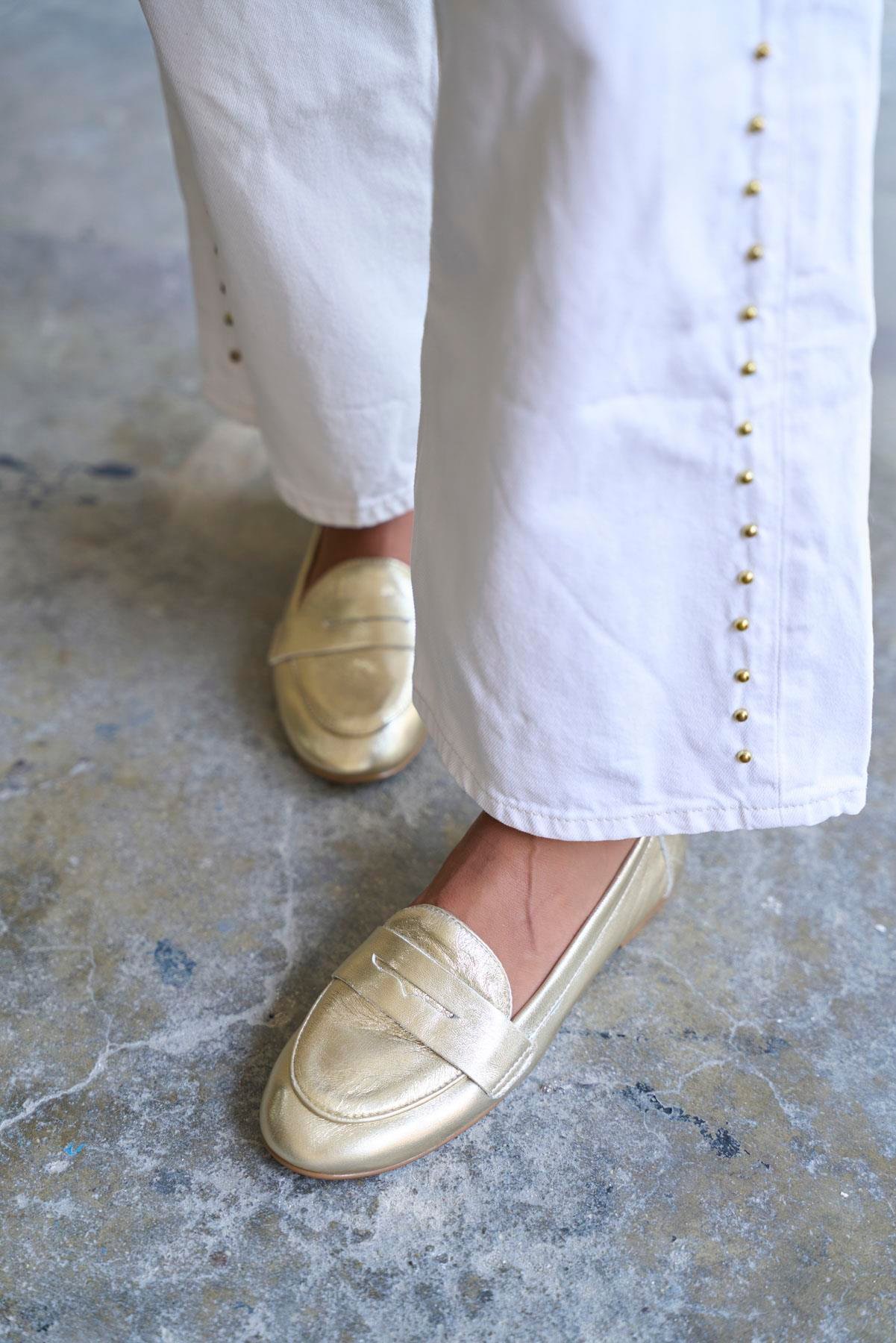 NESCA GOLD DERİ BABET