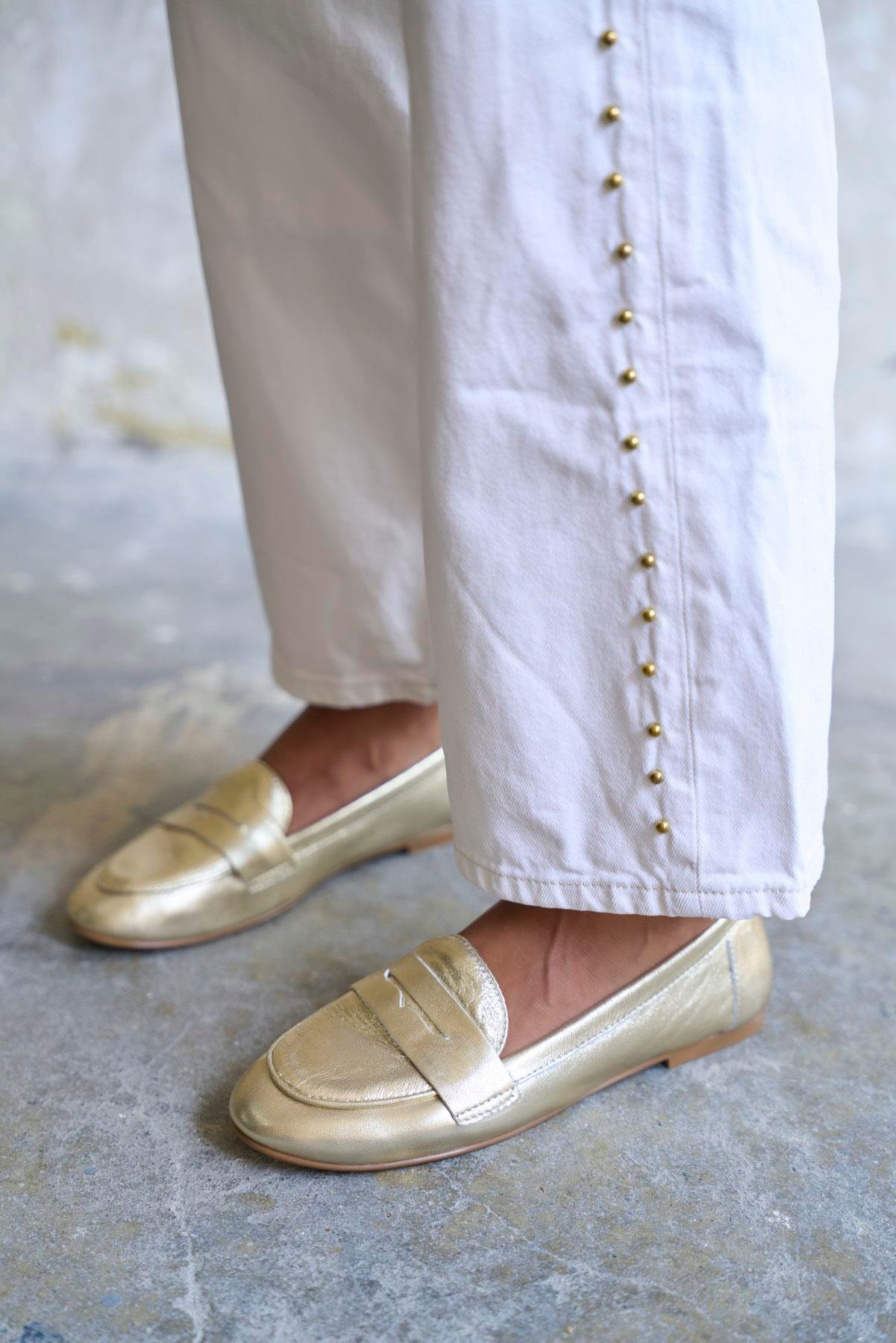 NESCA GOLD DERİ BABET