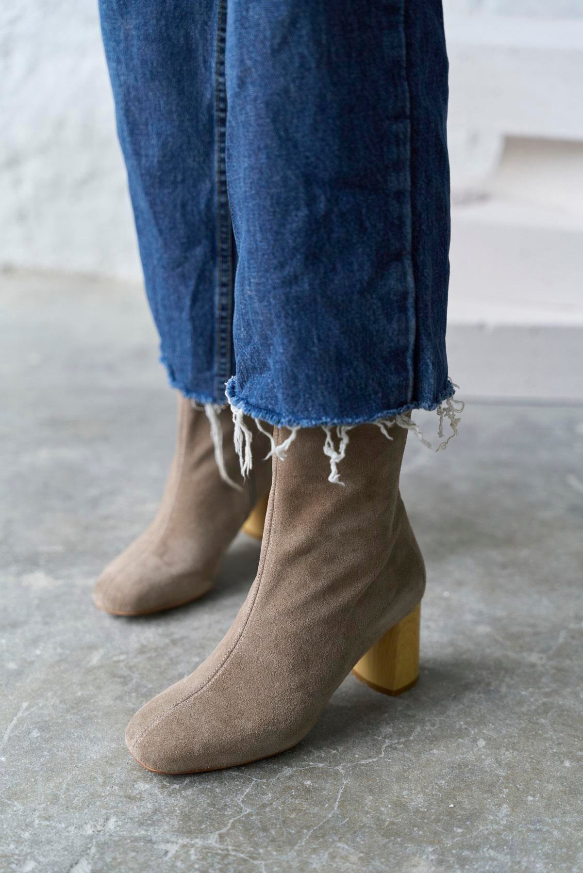 NOREN VİZON SÜET TOPUKLU BOT