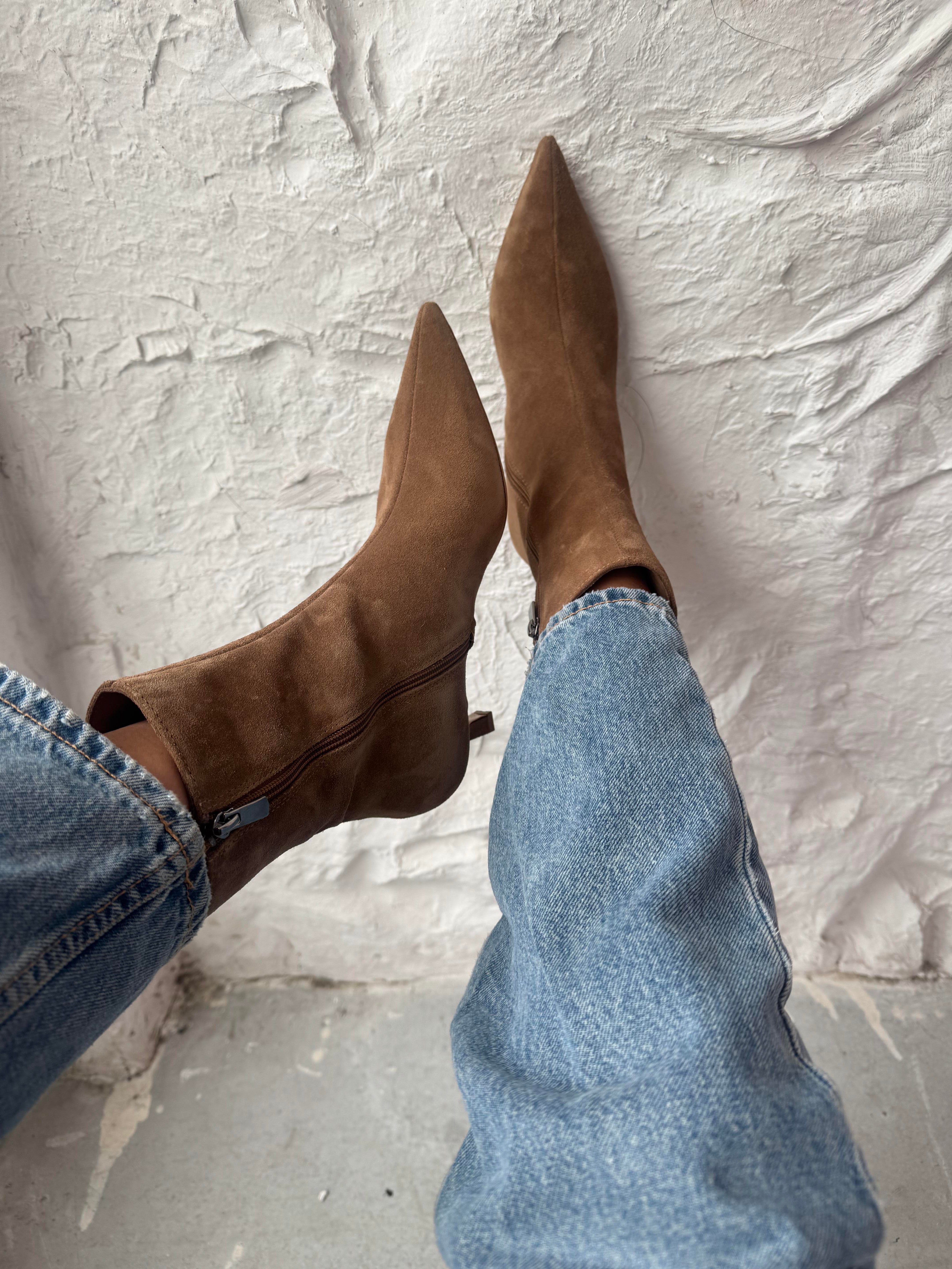 PALMA KUM SÜET TOPUKLU BOT 