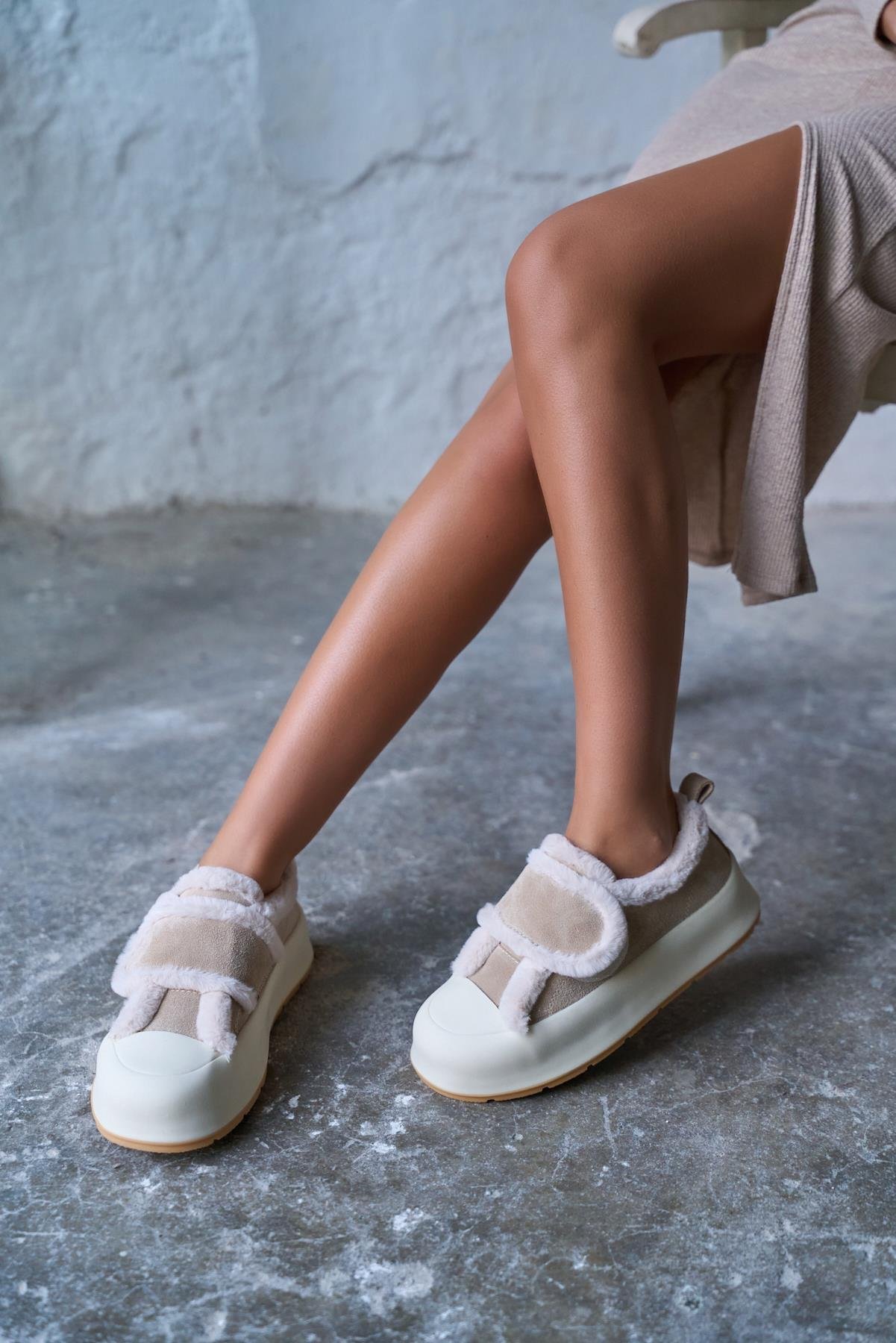 PALMAS BEJ SÜET SPOR AYAKKABI 