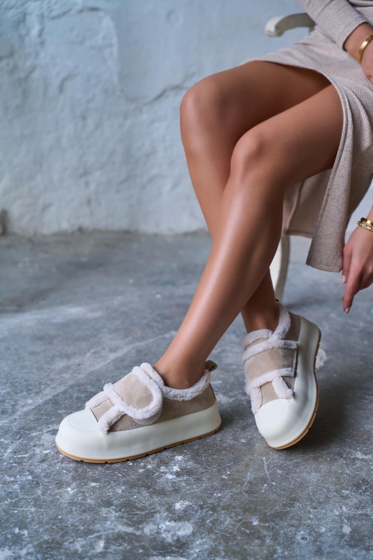 PALMAS BEJ SÜET SPOR AYAKKABI 