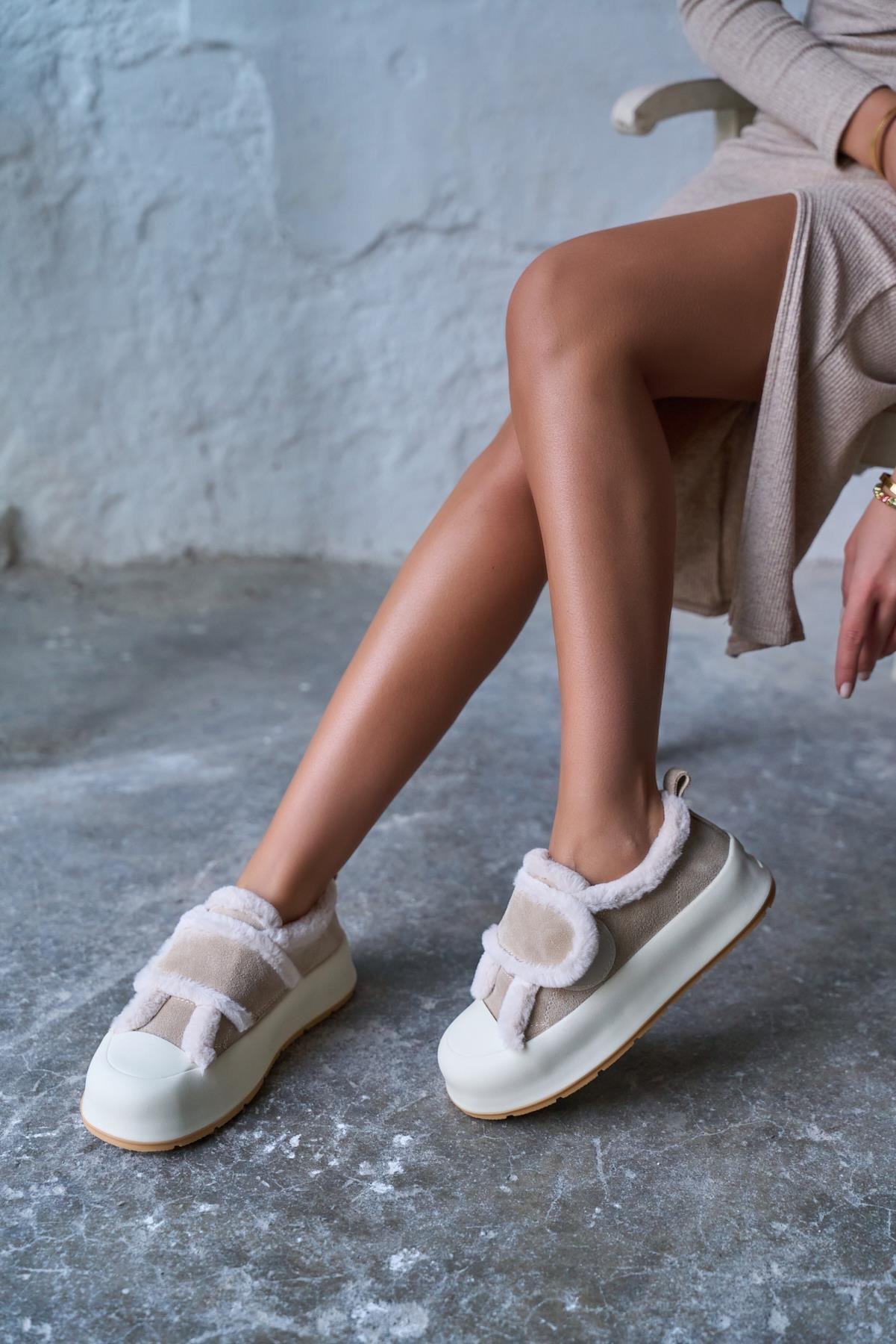 PALMAS BEJ SÜET SPOR AYAKKABI 