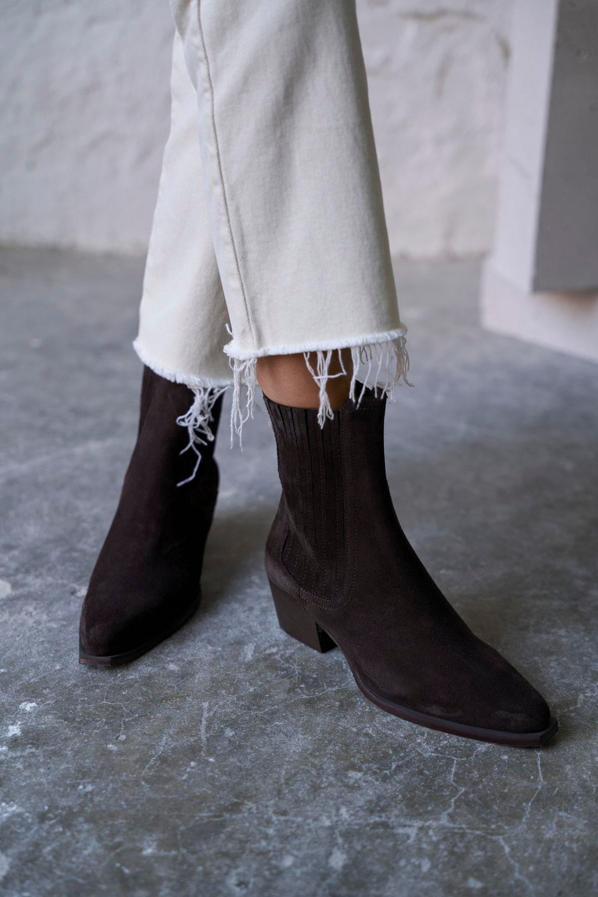 PAVLY KAHVE SÜET KOVBOY BOT