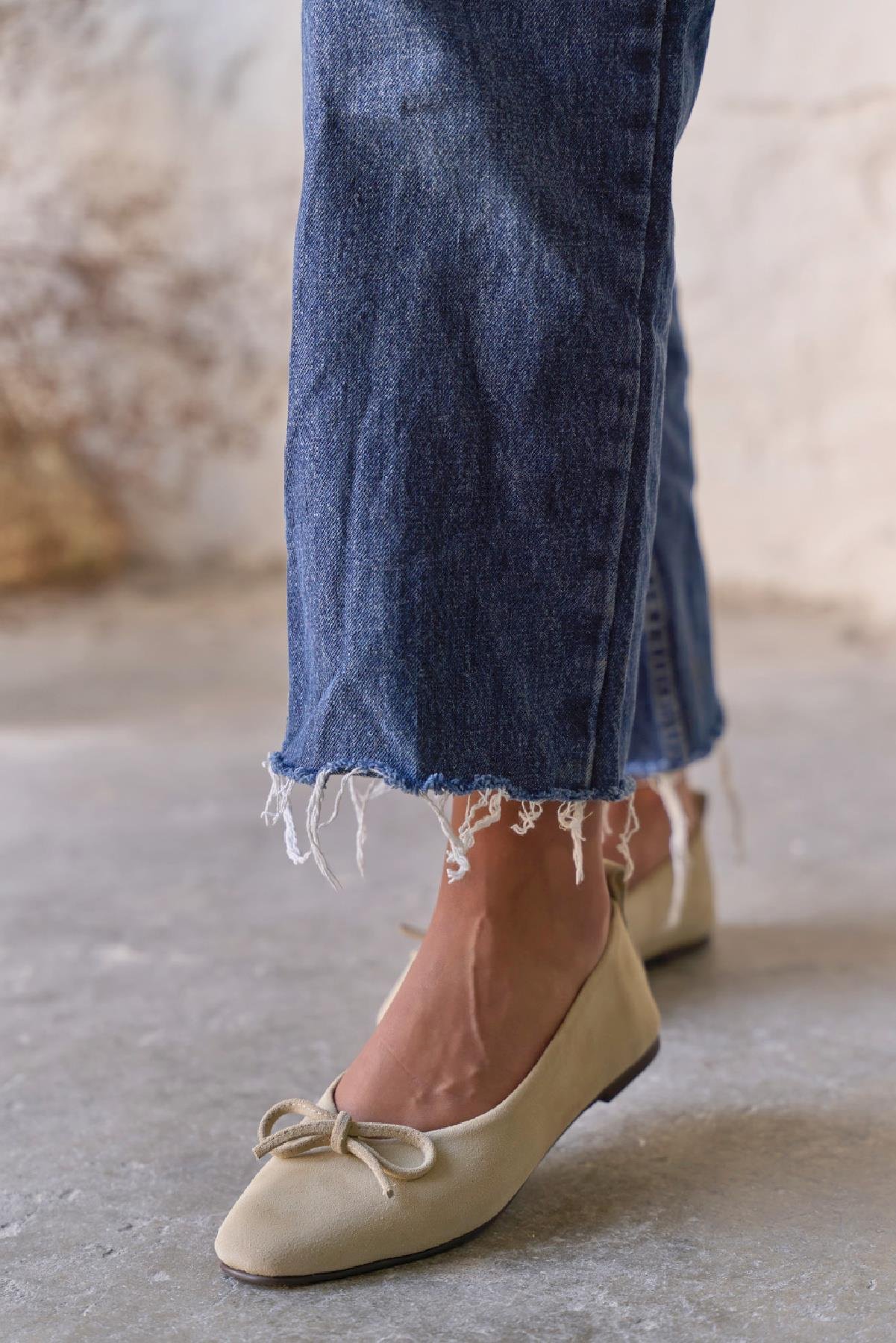 PİGGY BEJ SÜET BABET