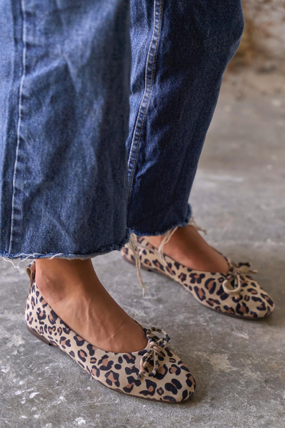 PİGGY LEOPAR SÜET BABET