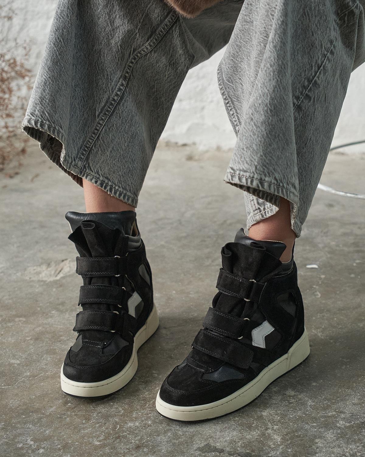 REMMY SİYAH SÜET SPOR AYAKKABI 