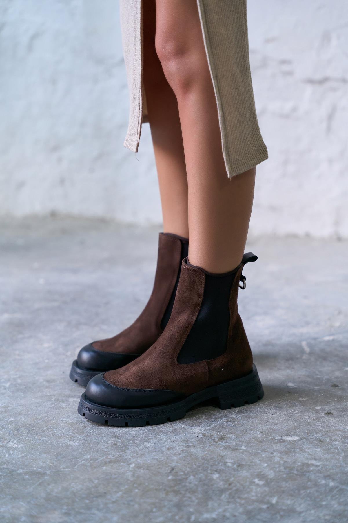 RİAD KAHVE SÜET BOT 