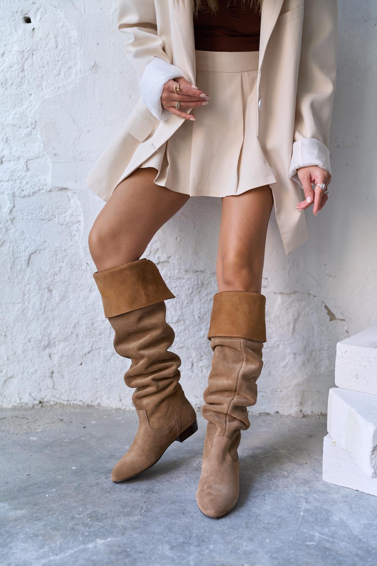 RİVO KUM SÜET ÇİZME