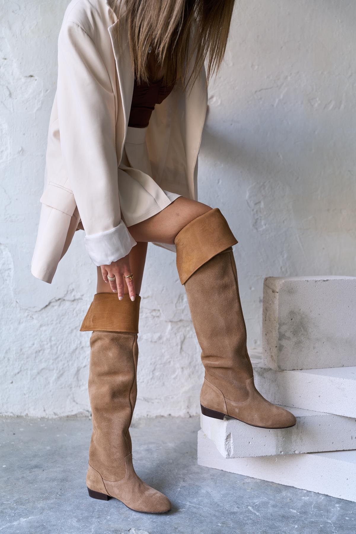 RİVO KUM SÜET ÇİZME