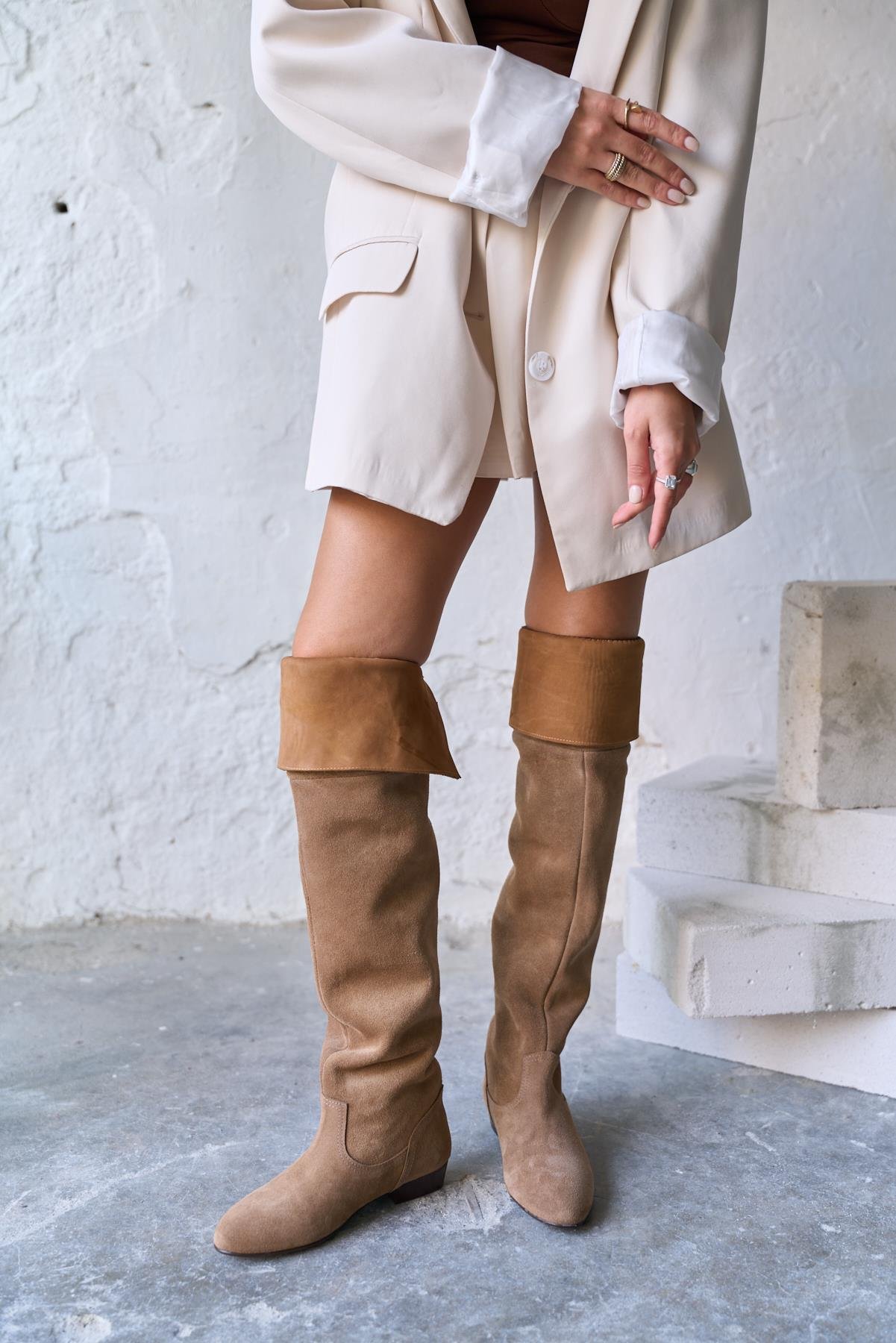 RİVO KUM SÜET ÇİZME