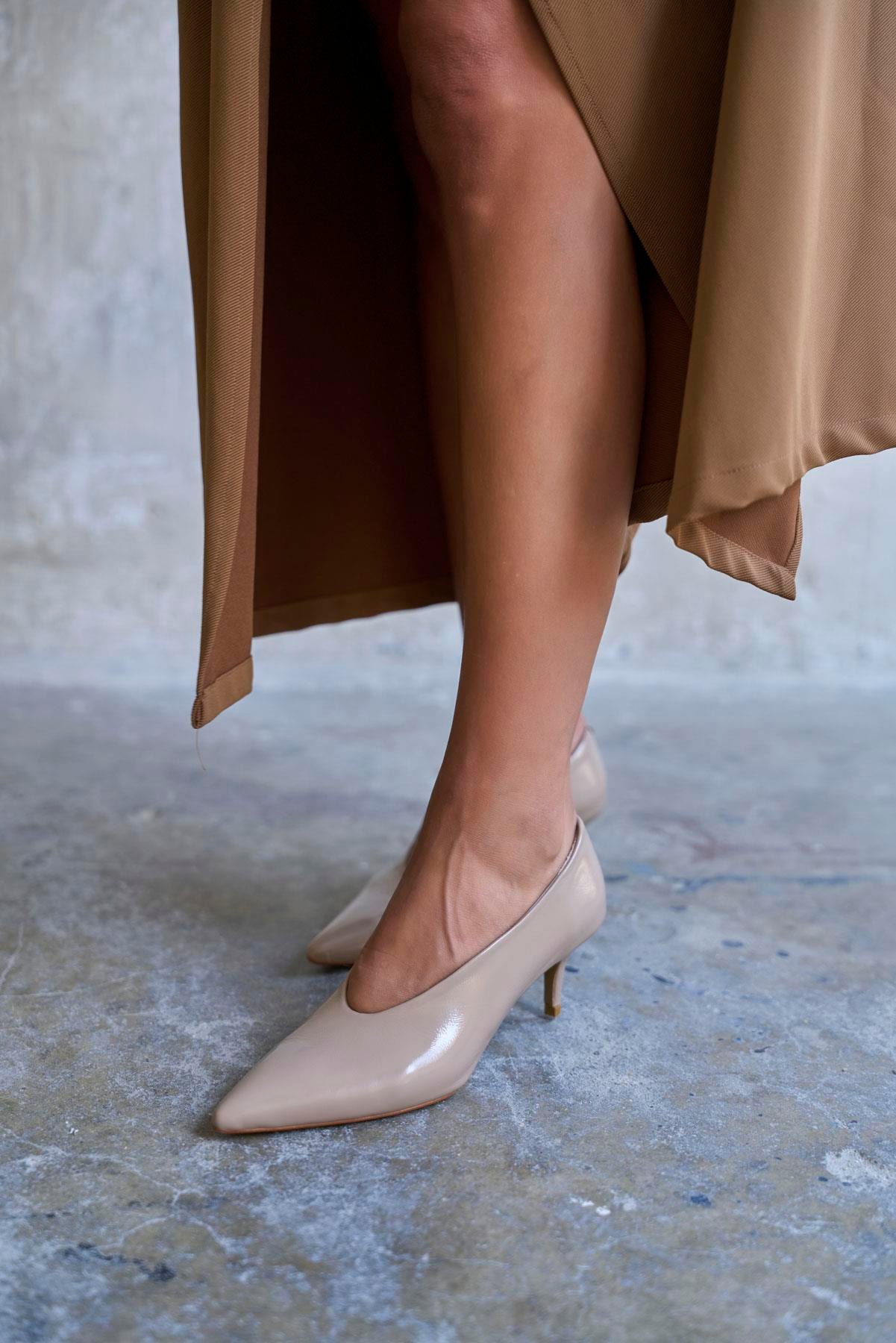 ROYAL VİZON RUGAN TOPUKLU AYAKKABI 